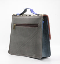 Load image into Gallery viewer, Nephele Molly Blue Leather Handbag
