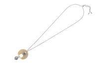 Load image into Gallery viewer, Nour London Semi-precious C Pearl Pendant
